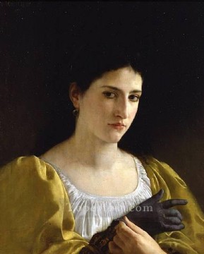  Lady Arte - Dama con guante 1870 Realismo William Adolphe Bouguereau